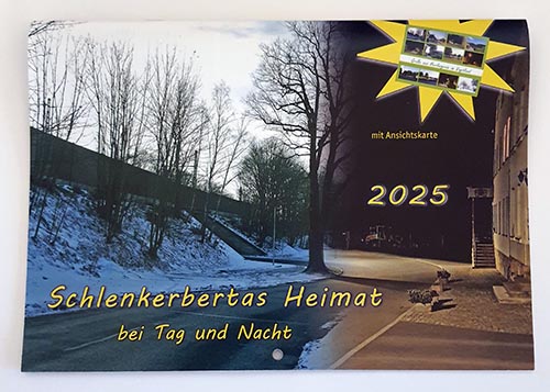 kalender Herlasgrün bei Tag und Nacht